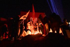 Mourners Hold Vigil for Hezbollah Chief Hassan Nasrallah in Beirut Suburb