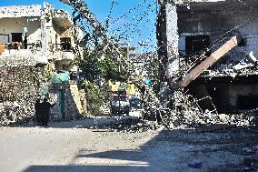 Lebanese Return To Nabatieh After Ceasefire