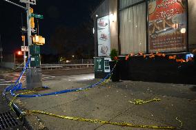 Pedestrian Killed By Driver At Bruckner Boulevard And Castle Hill Avenue In Unionport Section Of Bronx New York