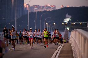 Marathons in Macao and Shanghai - China