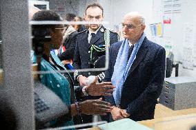 Didier Migaud Visits Nanterre Prison - Nanterre