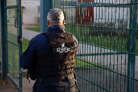 Didier Migaud Visits Nanterre Prison - Nanterre