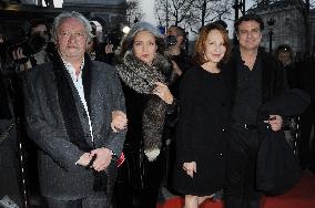 Premiere of 'Je n'ai rien oublie' in Paris