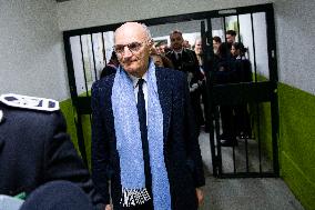 Didier Migaud Visits Nanterre Prison - Nanterre