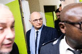 Didier Migaud Visits Nanterre Prison - Nanterre