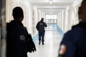 Didier Migaud Visits Nanterre Prison - Nanterre