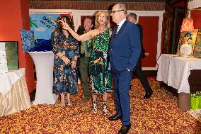 NO TABLOID - Prince Albert II At The First Edition Of Flowers4art - Monaco