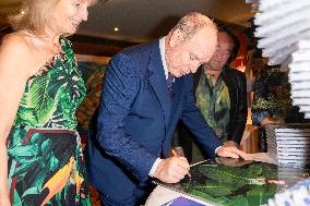 NO TABLOID - Prince Albert II At The First Edition Of Flowers4art - Monaco