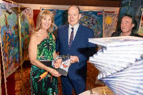 NO TABLOID - Prince Albert II At The First Edition Of Flowers4art - Monaco