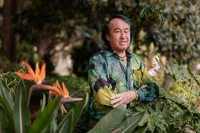 Patrick Blanc Poses At The First edition of Flowers4art - Monaco