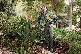 Patrick Blanc Poses At The First edition of Flowers4art - Monaco