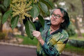 Patrick Blanc Poses At The First edition of Flowers4art - Monaco