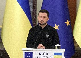 News conference of Ukrainian President and European Council President in Kyiv