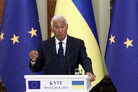 News conference of Ukrainian President and European Council President in Kyiv