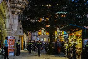 Police Secure Christmas Markets In Germany