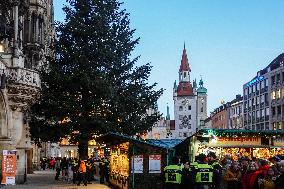 Police Secure Christmas Markets In Germany