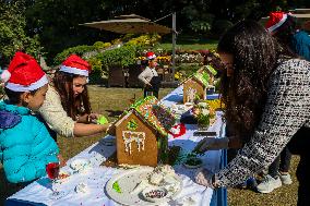 Gingerbread House Christmas Decorations In Nepal.