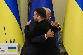 European Council President Antonio Costa In Kyiv