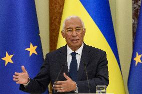 European Council President Antonio Costa In Kyiv