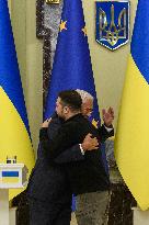 European Council President Antonio Costa In Kyiv