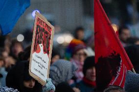 ''No Weapon Delivery To Israel'' Demo In Cologne