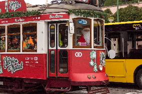 The Christmas Tram Will Be Touring The Streets Of Lisbon