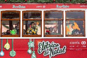 The Christmas Tram Will Be Touring The Streets Of Lisbon