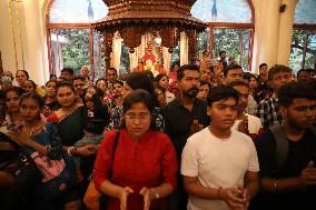 Bangladesh-Hindu Priest Arrest ISKCON Protest In India, Kolkata