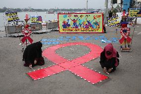 World AIDS  Day Awareness Campaign In Kolkata, India