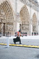 A Few Days Before The Reopening Of Notre-Dame Cathedral In Paris