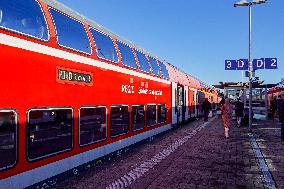 Daily Life At A German Train Station