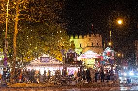 Christmas Atmosphere In Cologne