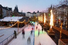 Christmas Atmosphere In Cologne