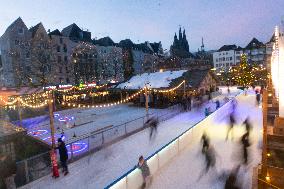 Christmas Atmosphere In Cologne