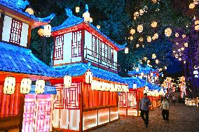 Tourists Visit Lantern in Nanjing