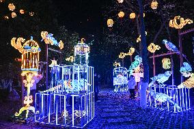 Tourists Visit Lantern in Nanjing