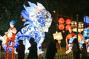 Tourists Visit Lantern in Nanjing