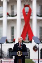 World AIDS Day At The White House - Washington