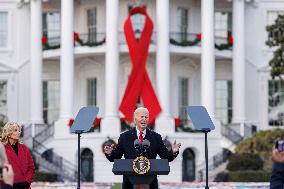 World AIDS Day At The White House - Washington