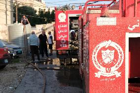 Water Distribution Day In Tyre - Lebanon