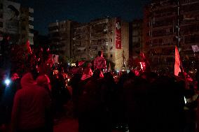 Thousands Visit Site Of Nasrallah's Assassination - Beirut