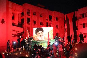 Thousands Visit Site Of Nasrallah's Assassination - Beirut