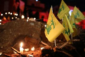 Thousands Visit Site Of Nasrallah's Assassination - Beirut