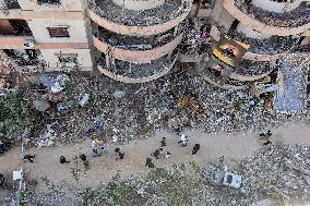 Thousands Visit Site Of Nasrallah's Assassination - Beirut