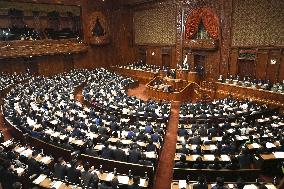 Parliamentary session in Japan