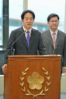 Taiwan leader Lai's 1st overseas trip