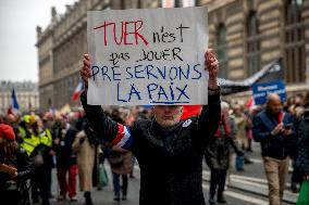 National Demonstration - Les Patriotes for Peace - Paris