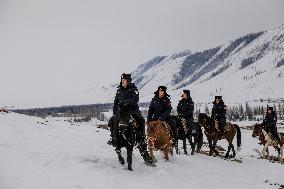 Border Patrol in Xinjiang