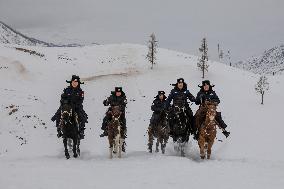 Border Patrol in Xinjiang