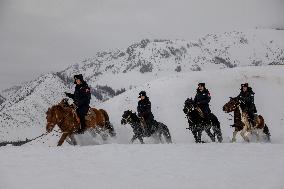 Border Patrol in Xinjiang